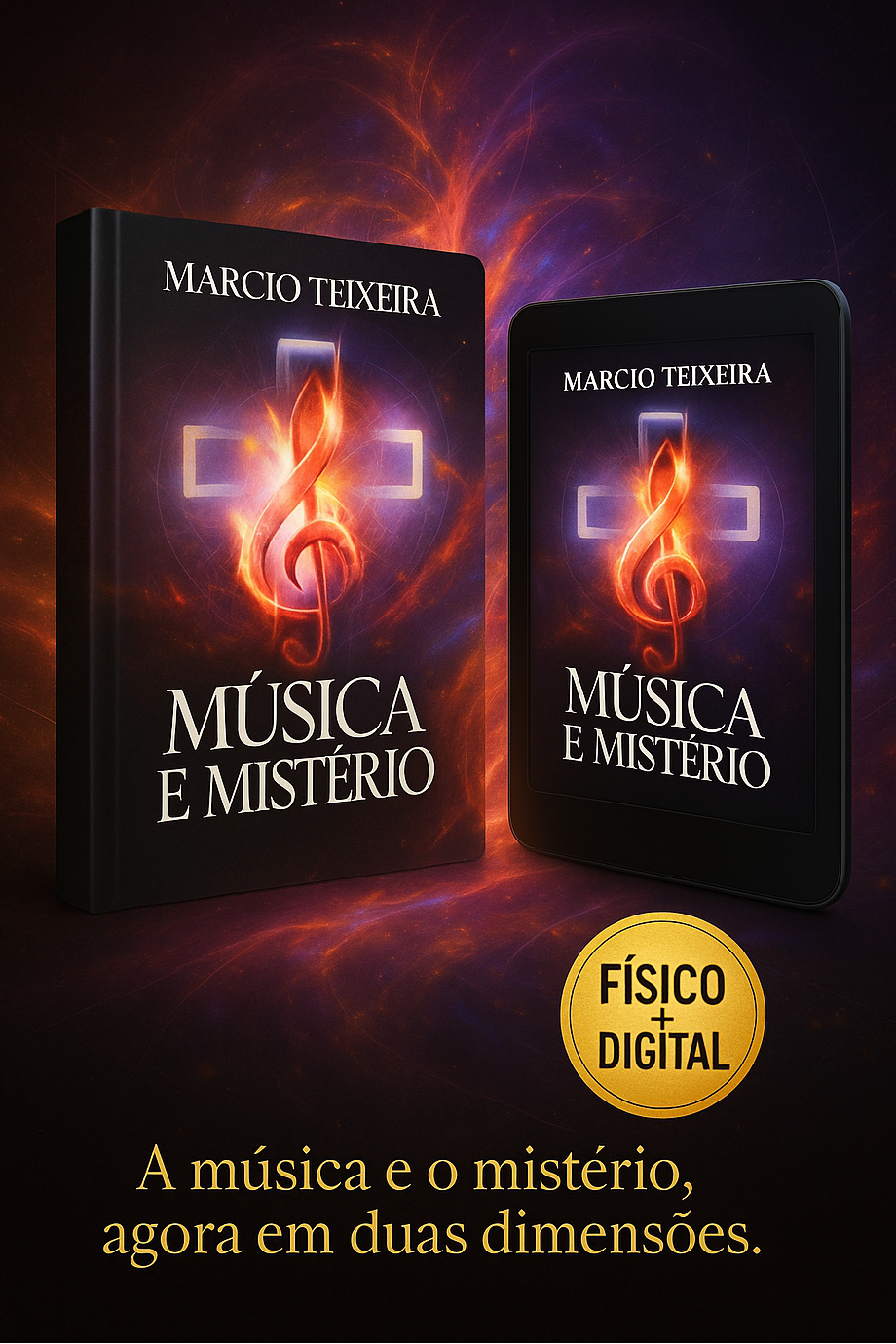 Combo: Livro Físico + E-book | Música e Mistério